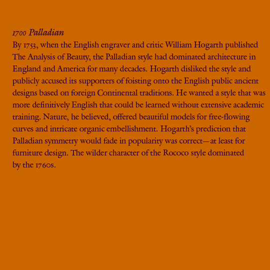 1700 Palladian