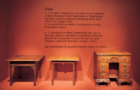 Luke Beckerdite And Alan Miller Furniture Fakes From The