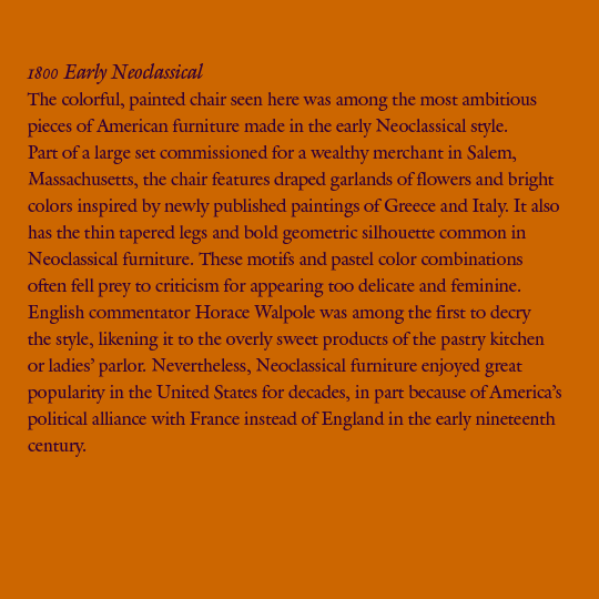 1800 Early Neoclassical